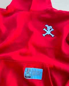 100% Cotton Oversized Pullover Hoodie with Hanging Shoulders, Heavyweight Fluffy Printed Full Zipper basics cotton blended - Product Image 3