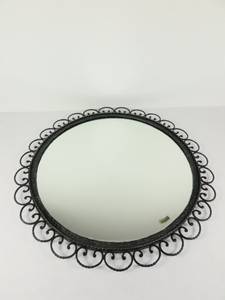 Miroir rond en fer forgé années 70 - Product Image 4