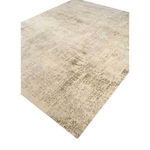 Alfombras de Lana Tejidas a Mano Uvenuti Classic Ivory AKWL-13025, Hechas a Mano con Diseño Abstracto y Tabriz para Sala de Estar y Dormitorio - Product Image 2