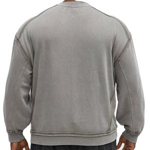 Sudadera de Felpa 100% Algodón de Buena Calidad para Hombre, Corte Holgado y Relajado, Manga Larga, Estilo Casual Urbano, Proveedor OEM ODM - Product Image 4