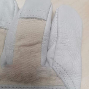 ถุงมือหนังวัวเพื่อความปลอดภัยถุงมือทำงานมีซับในคุณสมบัติป้องกันไฟฟ้าสถิตย์ - Product Image 5