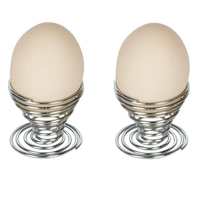 Soporte para huevos hervidos suaves de diseño antiguo, fabricante indio, tazas para huevos de acero inoxidable, soporte para servir huevos para desayuno - Product Image 4
