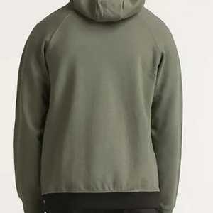 Ropa de calle verde para hombre, moda moderna, nueva sudadera con cremallera Boxy Hip-hop, elegante Otoño, sudaderas con capucha Vintage Boxy con 2 bolsillos - Product Image 4