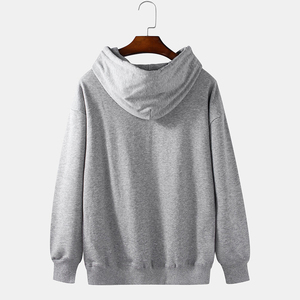 Nouvel arrivage de pulls à capuche solides athlétiques pour hommes, vêtements d'entraînement décontractés à manches longues, respirants, en molleton de coton, imprimés en 3D - Product Image 2
