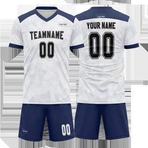 Uniforme de Fútbol de Manga Corta de Alta Calidad, Última Colección, Ligero, para Uso en Exteriores, 100% Poliéster, Secado Rápido, Ropa Deportiva de Verano - Product Image 2