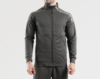 Conjunto de 2 Piezas de Chaqueta Cortavientos con Capucha y Pantalones Deportivos para Hombre, Bordados, Tejidos, Estampados, Talla Grande, Impermeables, de Secado Rápido y Transpirables