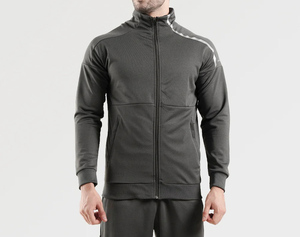 Conjunto Deportivo de 2 Piezas para Hombre, Chaqueta Cortavientos con Capucha Estampada, Talla Grande, Impermeable, de Secado Rápido y Transpirable - Product Image 5