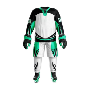 Prix de gros uniforme de hockey sur glace personnalisé avec logo vêtements de sports d'équipe uniforme de hockey sur glace de sublimation OEM de haute qualité - Product Image 5
