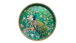 Juego de bandejas de madera MDF de gran calidad, bandeja decorativa Premium multicolor hecha a mano, bandeja elegante para servir té y café - Product Image 2