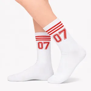 Autumn Sports <b>Socks</b> Patterned Colorful Print Anti-Bacterial Sweat Resistant Customizable 12 Pairs Number 07 Striped Sports <b>Socks</b> - Product Image 2