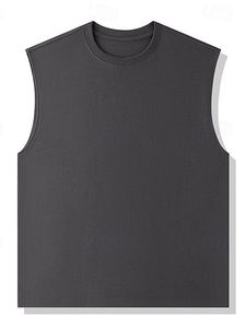 Débardeur pour homme à vendre, meilleur fournisseur, débardeur à manches courtes, col rond, coupe confortable, débardeur pour adulte - Product Image 3