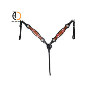 Pechera de Cuero para Caballo con Acolchado Suave y Martingala de Cuero - Product Image 3