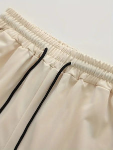 Pantalones cortos de algodón con logotipo personalizado de diferentes colores para hombre, pantalones cortos informales para gimnasio, ropa de calle para hombre, pantalones cortos deportivos lisos de punto - Product Image 5