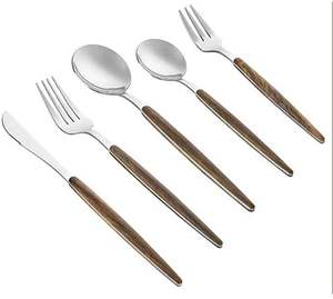 Lujoso juego de cubiertos de cuatro piezas, vajilla de cerámica y acero inoxidable con mango largo para ocasiones de alta gama - Product Image 4