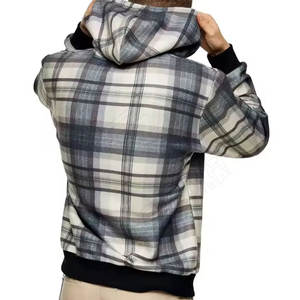 Meilleure vente pulls à capuche pour hommes logo thermique personnalisé tissu en coton écologique solide conception de vêtements de rue saison d'hiver - Product Image 3