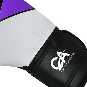 ถุงมือชกมวยสำหรับเล่นยิมถุงมือหนัง MMA ขนาด12oz และ16oz ออกแบบโลโก้ได้ตามต้องการ - Product Image 5