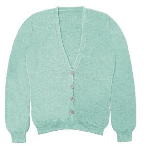 Suéter Cárdigan Unisex con Cuello en V, Cómodo para Invierno, Tejido de Lujo, Apliques de Fraternidad y Hermandad, Patrón a Cuadros, Botones - Product Image 5