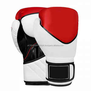 Waseem Impex Guantes de Boxeo Profesionales de Piel de Vaca, Equipo de MMA con Material de Cuero de Vaca de Alta Calidad para Entrenamiento de Lucha - Product Image 1