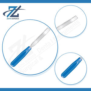 Osteotome manuel Capener en acier inoxydable, manche en acétal bleu Suregrip, droit, 255 mm, largeur 6 mm, instruments chirurgicaux fabriqués au Pakistan - Product Image 4