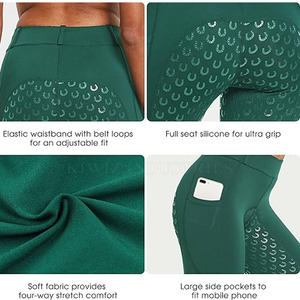 Top Trend Horse Riding Legging <b>Equestrian</b> High Waist Men Horse Riding Legging Custom Logo and Design - Product Image 3