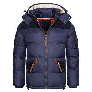 Puños elásticos Premium para hombre, chaqueta acolchada Musthave de ajuste moderno, ropa fría de lujo, chaqueta con capucha a prueba de viento aislada ecológica - Product Image 6