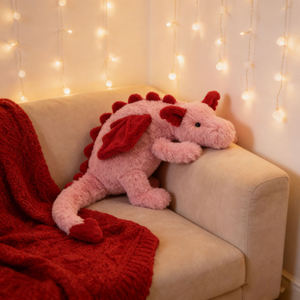 Wholesale Valentine's Gift New Jelly Catt 26th Romantic Pink Heart Dragon Plush Toy for Kids' <b>Sofa</b> Cushion & Sleep Companion - Product Image 5