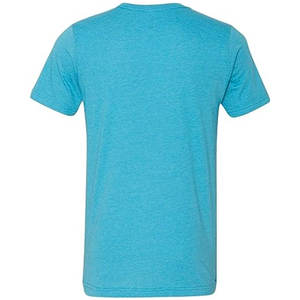 Tri-blend Tri-Blend Blue Adultos Unisex Heather CVC Camisetas de manga corta - Product Image 2