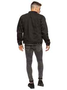 Precio directo de fábrica al por mayor por encargo de los hombres Jeans Chaqueta de mezclilla Último diseño de precio barato de los hombres Jeans Chaqueta - Product Image 4