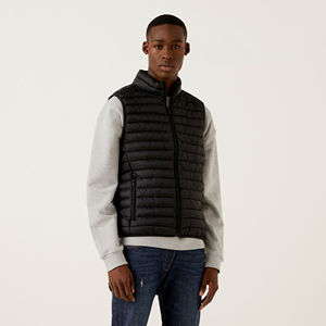 2024 Men's Customized Logo Printing Reversible Casual Style Winter Season Puffer <b>Vest</b> Breathable Puffer Sleeves Outer Wear OEM - Product Image 3