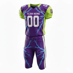 Conjunto de Uniforme de Fútbol Americano Sublimado Personalizado, Camiseta y Pantalones - Product Image 3