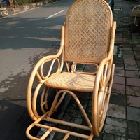 Chaise berçante en rotin naturel pour adultes chaise de relaxation dans le jardin chaise de style classique au design unique fait à la main