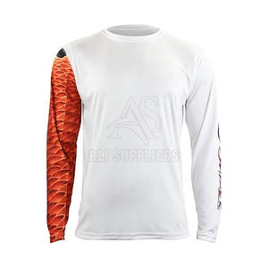 Camisas de pesca de último diseño de servicio OEM camisas de pesca de impresión por sublimación personalizadas - Product Image 1
