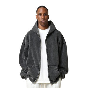 Sudadera con capucha de algodón de manga larga de calidad superior para hombre, sudadera con estampado de moda Vintage, bolsillo de canguro acogedor, ajuste holgado, Invierno - Product Image 3