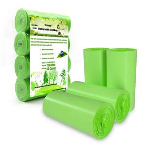 Eco-friendly 100% Biodegradable <b>Compostable</b> <b>Food</b> Scrap <b>Waste</b> <b>Bags</b> Wholesale for Kitchen Household Use Reusable for Supermarkets - Product Image 3