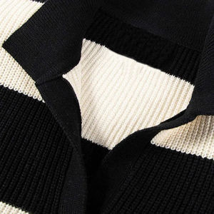 เสื้อสเวตเตอร์ผู้ชาย แขนยาว ผ้าคอตตอน 100% ระบายอากาศดี สีสันตามเทรนด์  โลโก้แฟชั่น ดีไซน์ใหม่ ถักทออย่างดี - Product Image 5