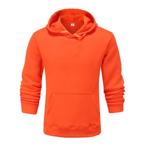 Vente en gros de sweats à capuche pour hommes logo personnalisé sweats à capuche unis surdimensionnés vierges poids lourds pour l'hiver pour hommes - Product Image 4