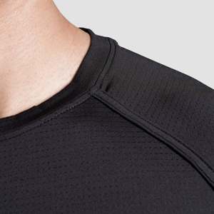 เสื้อยืดออกกำลังกาย GA Power Tee ผ้าโพลีเอสเตอร์ 100% น้ำหนักเบา แบบถัก สีดำ พิมพ์ลายสกรีน คุณสมบัติแบบรัดรูป พิมพ์ลายด้วยเทคนิคซิลค์สกรีน - Product Image 5