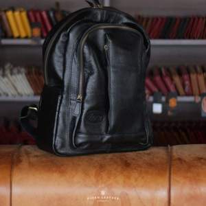 Classic Full-Grain Leather <b>Backpack</b> for Men & <b>Women</b> Handmade <b>Laptop</b> Rucksack for Work & Everyday Carry Premium From Indonesia - Product Image 1