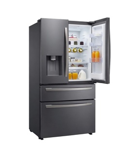 Refrigerador Inteligente de Dos Puertas de 635L, Serie Elite, Puerta de Vidrio Transparente Knock-to-View, Negro Mate - Product Image 1