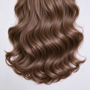 Brown Wave Human Hair Wig Long Lob Straight to Wave Lace Front Wig Natural Looking Daily Wear - Product Image 6