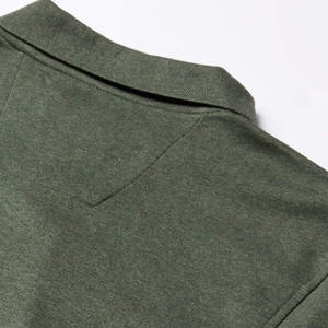 Polo de Golf de Color sólido personalizado, diseño de Camiseta ajustada de alta calidad, logotipo impreso, camisetas de manga corta para hombre - Product Image 6