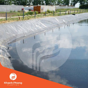 Wholesale <b>HDPE</b> Geomembrane For Wastewater Treatment Ponds With Proven Tensile Strength At Yield Machine Direction - Product Image 1