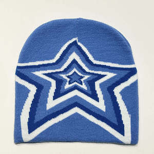 หมวกบีนนี่ถักสำหรับผู้หญิงหมวกบีนนี่หมวกบีนนี่ออกแบบได้ตามต้องการสำหรับฤดูหนาว - Product Image 2