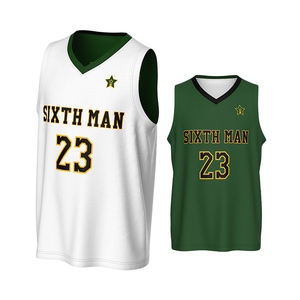 Diseño Personalizado de Camisetas de Baloncesto, Patrón de Equipo, Ropa de Baloncesto de Sublimación Transpirable de Secado Rápido de Alta Calidad con MOQ Bajo - Product Image 5