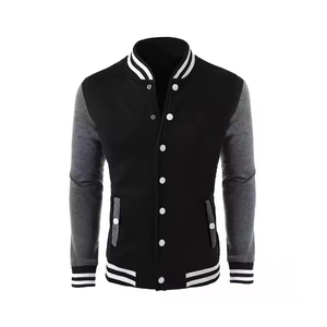 Veste universitaire personnalisée de haute qualité pour hommes Nouveau design Veste d'hiver de baseball avec logo brodé en chenille et boutons - Product Image 1