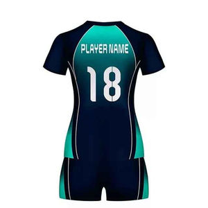 Uniforme de Voleibol Personalizado Sublimado en Poliéster de Secado Rápido con Logotipo Impreso, Conjunto de Uniformes Deportivos - Product Image 2