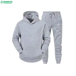 Conjunto de Sudadera con Capucha y Pantalones Deportivos de Algodón 100% de Alta Calidad, y Conjuntos Deportivos Personalizados con Logotipo para Gimnasio al por Mayor - Product Image 2