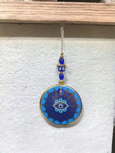 Ojo Turco DAFNI de 13 CM, Hecho a Mano, con Relieve, Magnético, de Vidrio, Tradicional, Promocional, Novedoso, para Decoración de Pared - Product Image 3