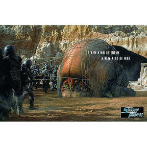 Póster de Starship Troopers, Técnicas de Impresión Digital, Varios Materiales, Incluyendo Vinilo, Lona, Plástico y Poliéster para Exhibición - Product Image 1
