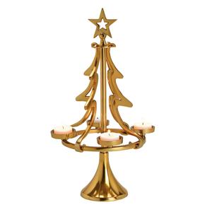 Bougeoir en métal pour éclairage et décoration d'intérieur Bougeoir décoratif élégant à finition antique - Product Image 5